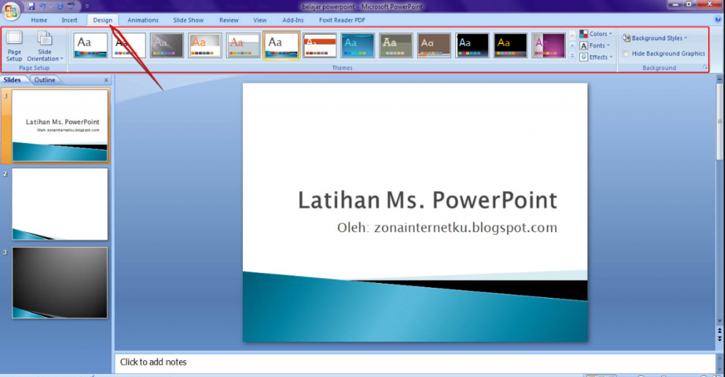 Tampilan Dokumen Terbaru Pada Microsoft Powerpoint Adalah